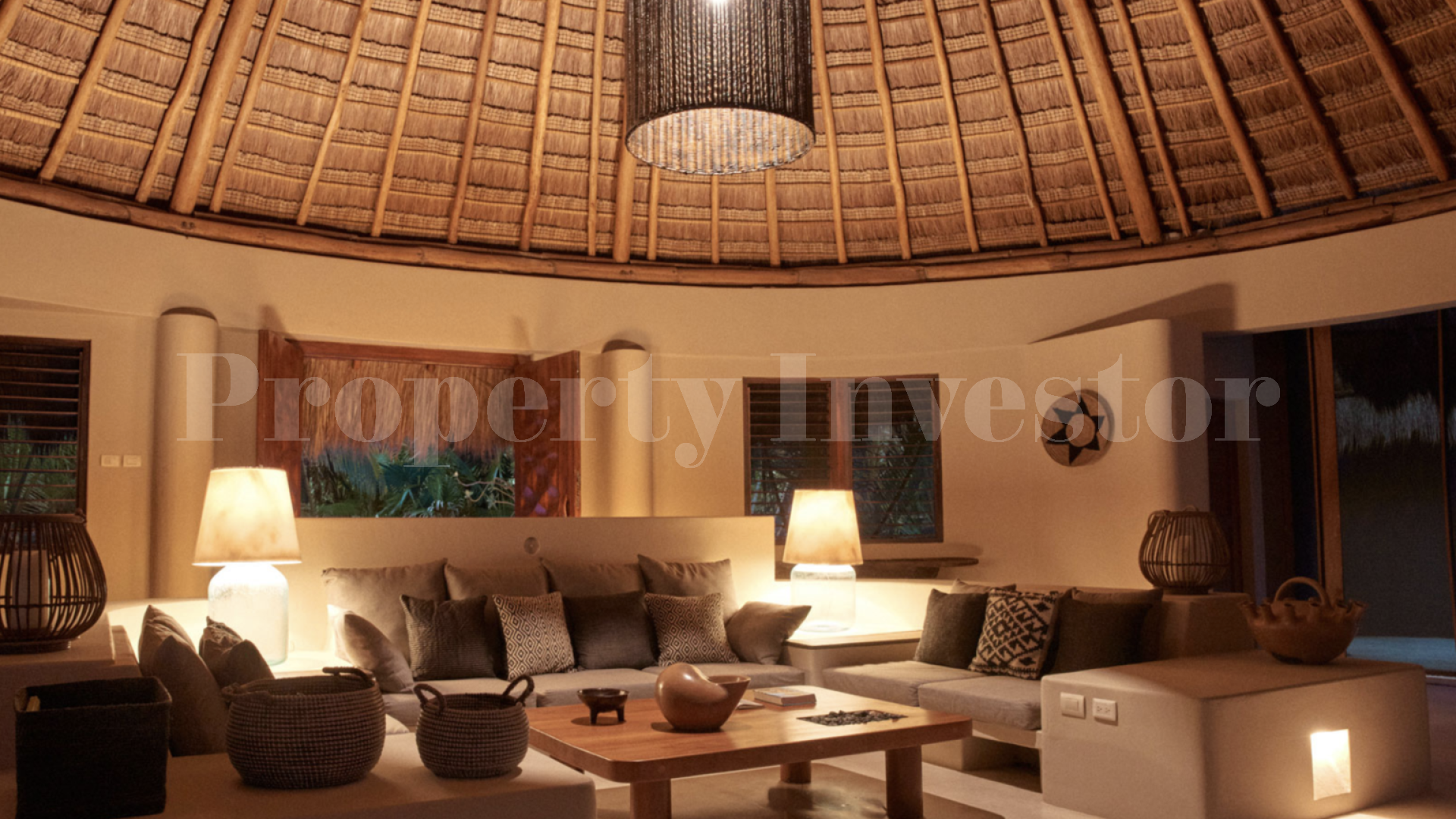 One-of-a-Kind 5 Bedroom Luxury Secluded Beachfront Eco Villa in the Sian Ka'an Biosphere Reserve, Tulum, Mexico