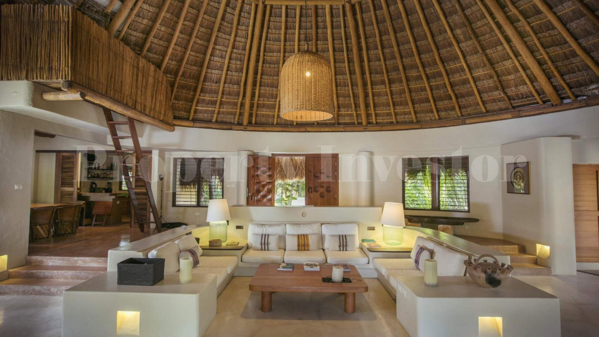 One-of-a-Kind 5 Bedroom Luxury Secluded Beachfront Eco Villa in the Sian Ka'an Biosphere Reserve, Tulum, Mexico