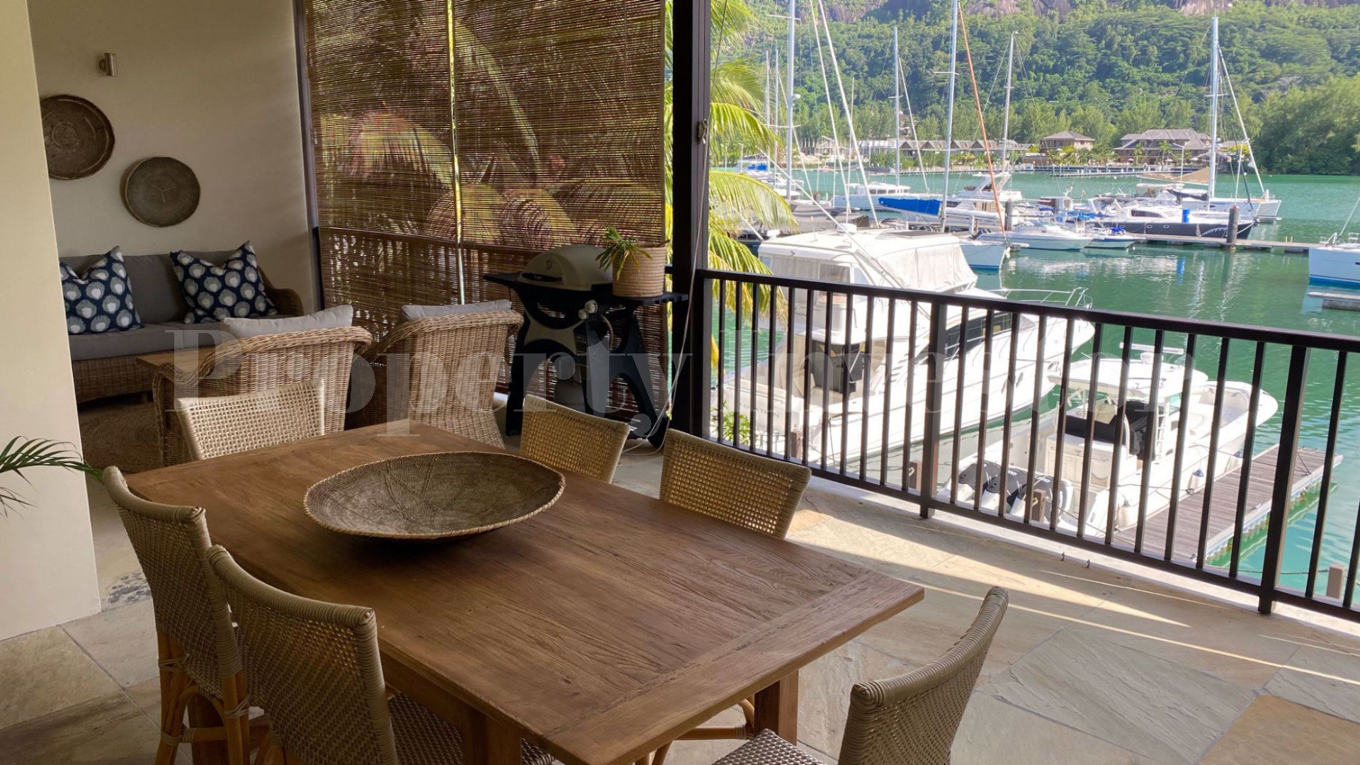 Beautiful 2 Bedroom Luxury Apartment with Large Balcony & Marina Views for Sale on Eden Island, Seychelles