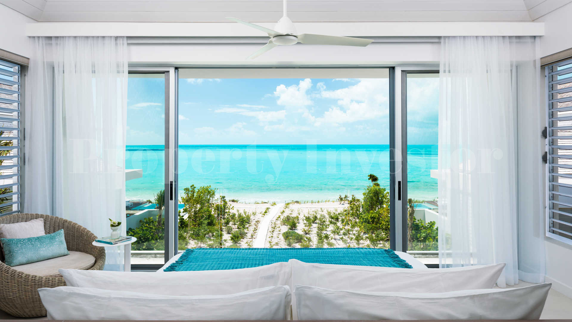 Gorgeous 15 Bedroom Private Beach Club Residence on Long Bay Beach, Turks & Caicos