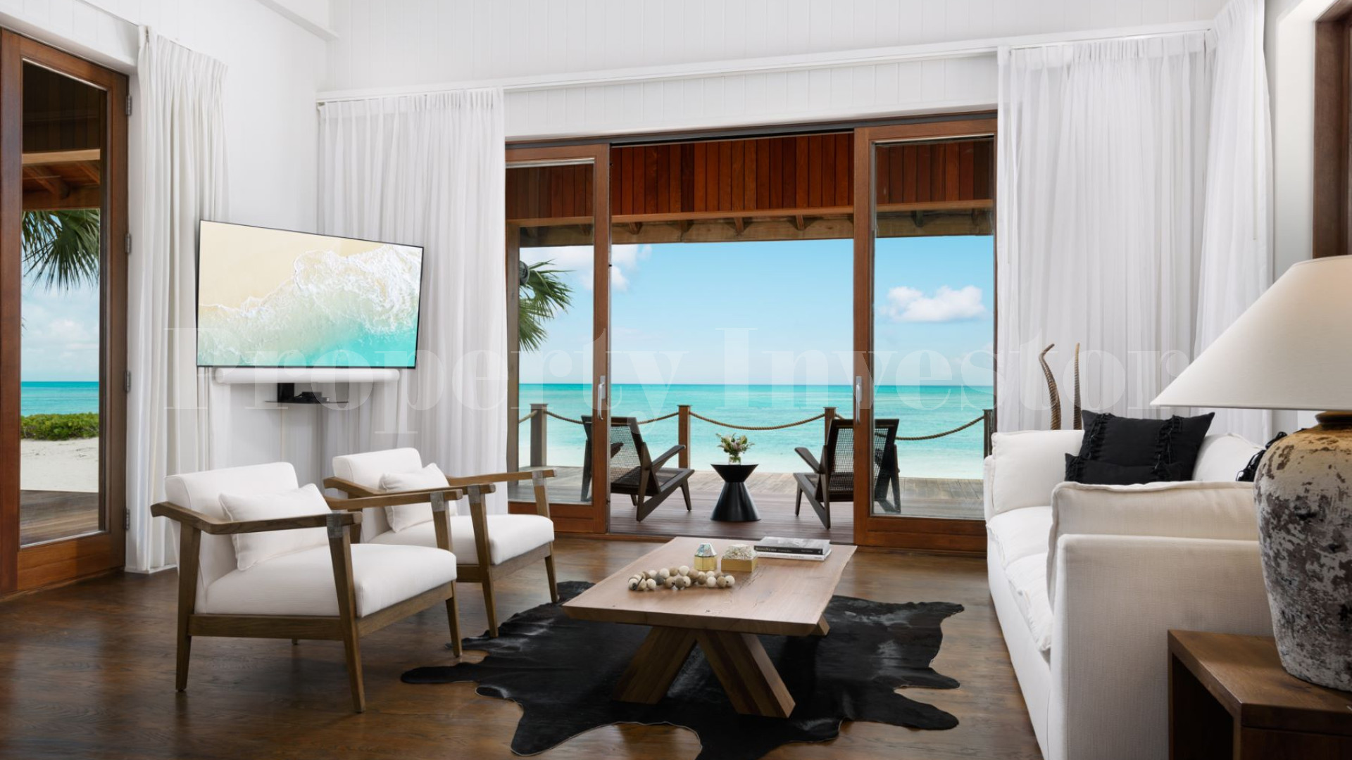 Exceptional 3 Bedroom Luxury Beachfront Estate for Sale on Parrot Cay, Turks & Caicos