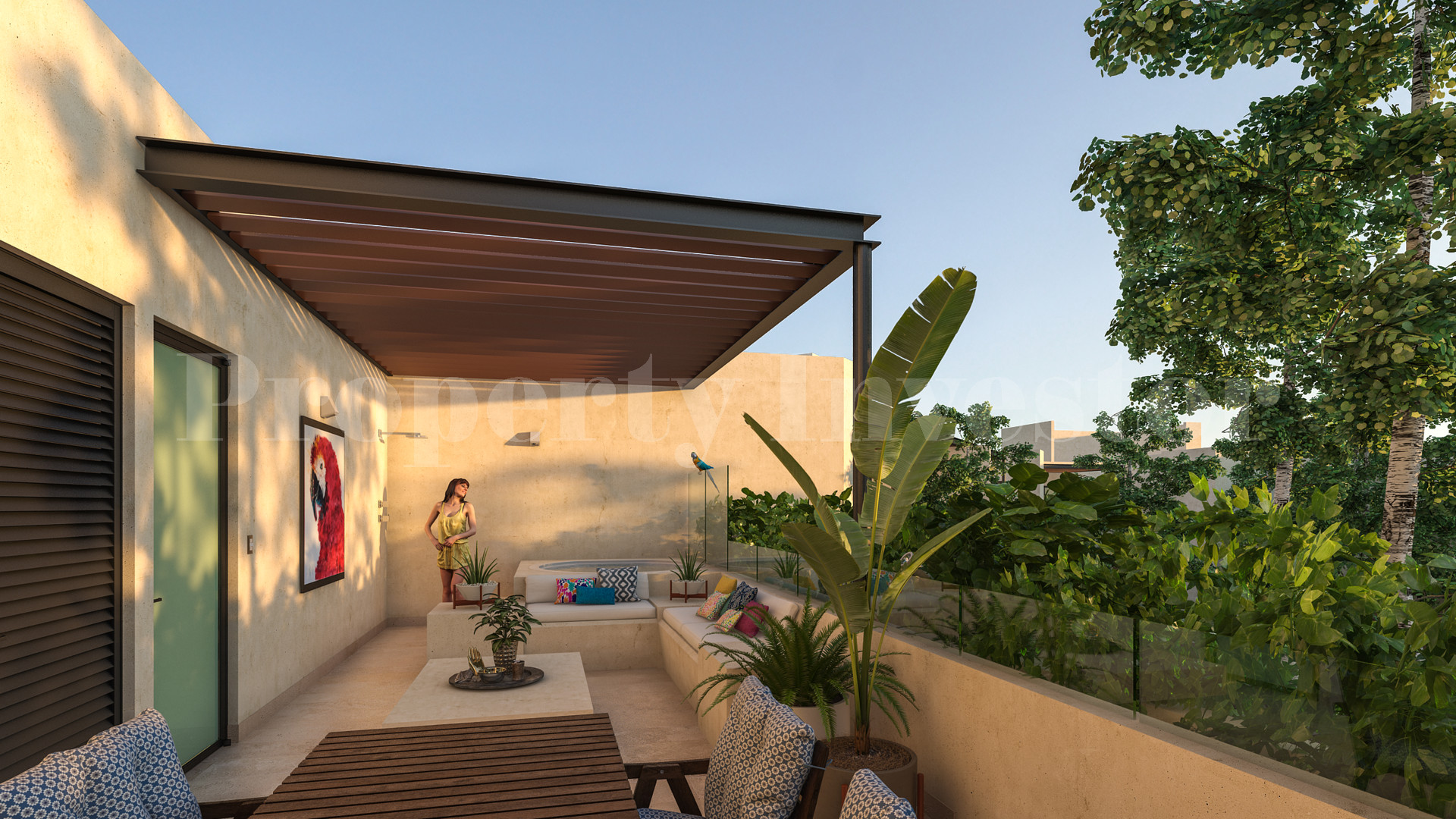 2 Bedroom Boutique Apartment with Garden in Tulum (B-001)