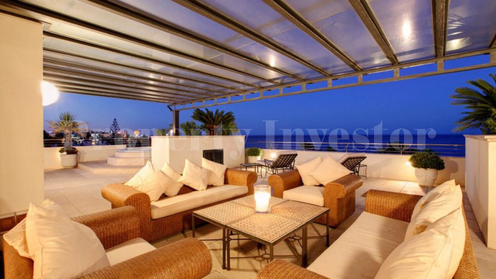 Absolute Frontline 3 Bedroom Sea View Duplex Penthouse in Oasis de Banús